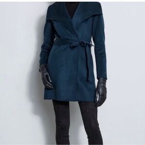 NWT Tahari wool blend wrap coat.